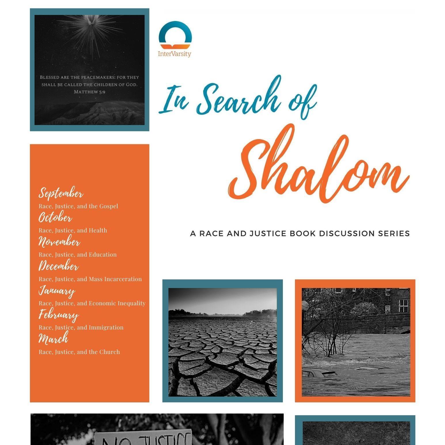 In Search of Shalom: A Race & Justice Book Discussion Series | Graduate and Faculty Ministries